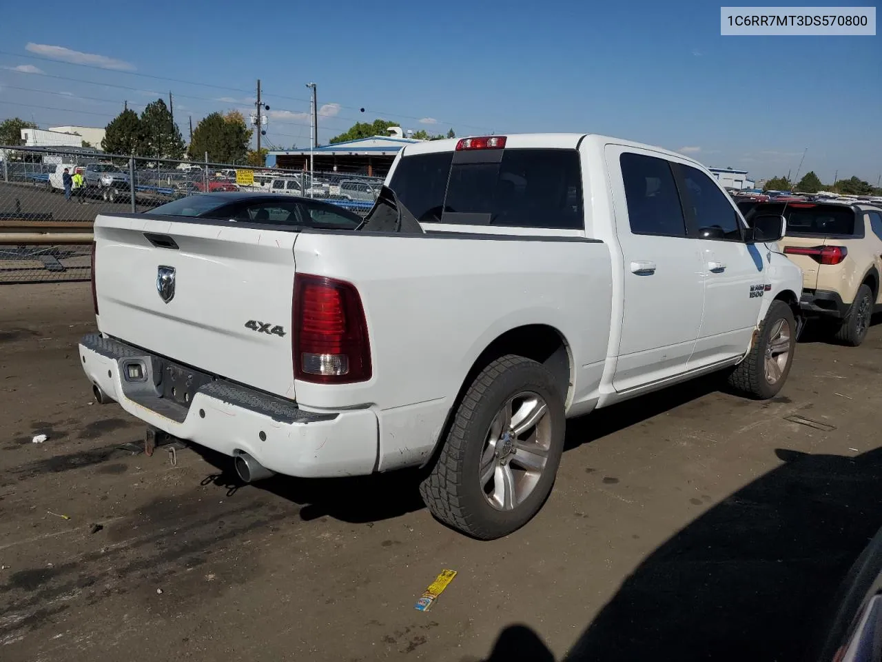 2013 Ram 1500 Sport VIN: 1C6RR7MT3DS570800 Lot: 74844964