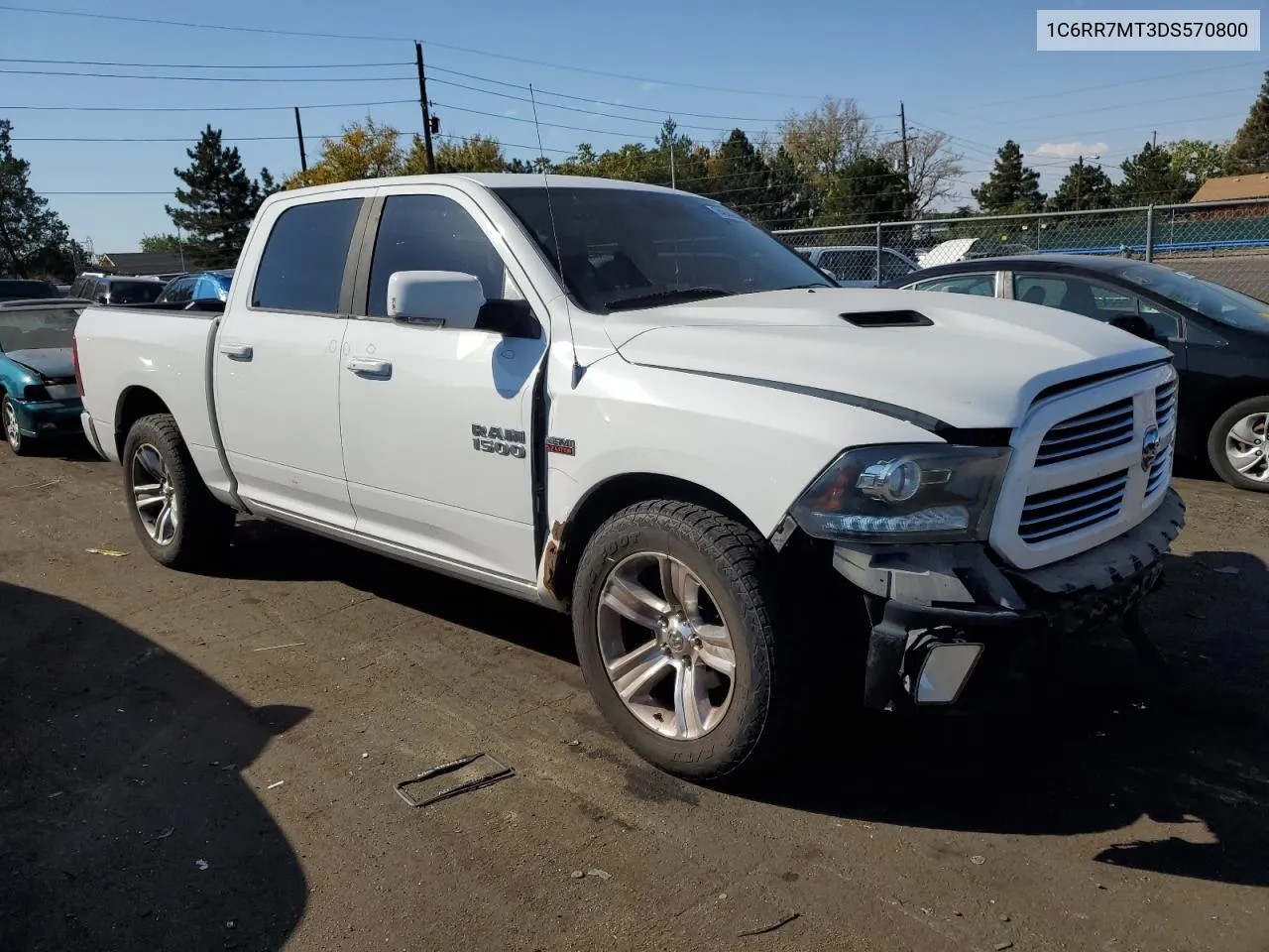 2013 Ram 1500 Sport VIN: 1C6RR7MT3DS570800 Lot: 74844964