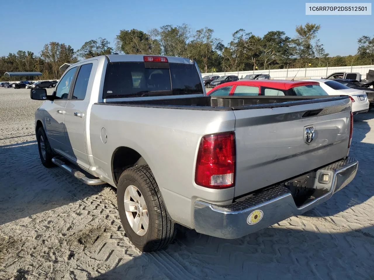 2013 Ram 1500 Slt VIN: 1C6RR7GP2DS512501 Lot: 75262844