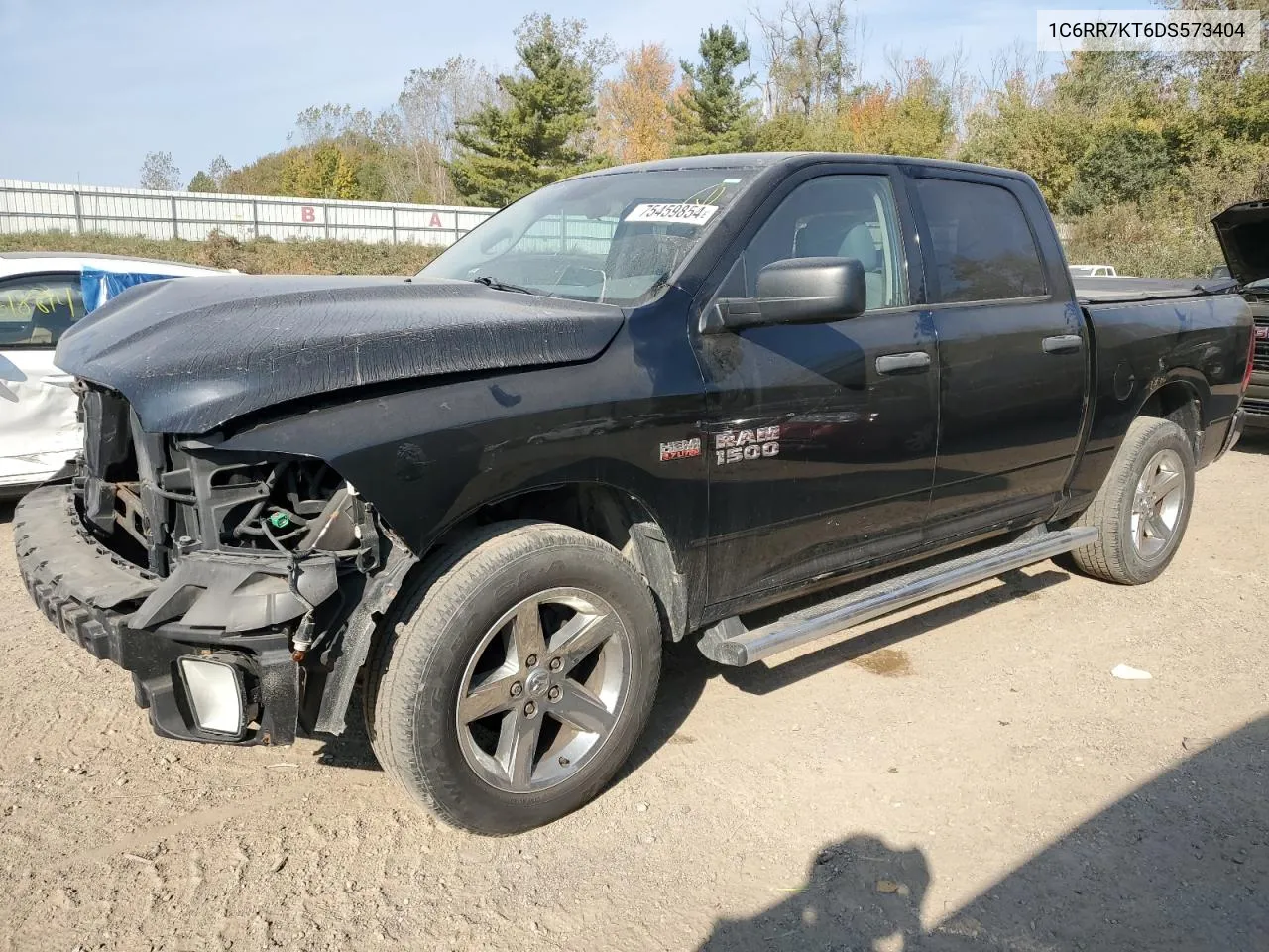 2013 Ram 1500 St VIN: 1C6RR7KT6DS573404 Lot: 75459854