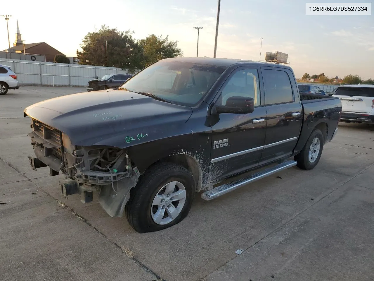 2013 Ram 1500 Slt VIN: 1C6RR6LG7DS527334 Lot: 75532954