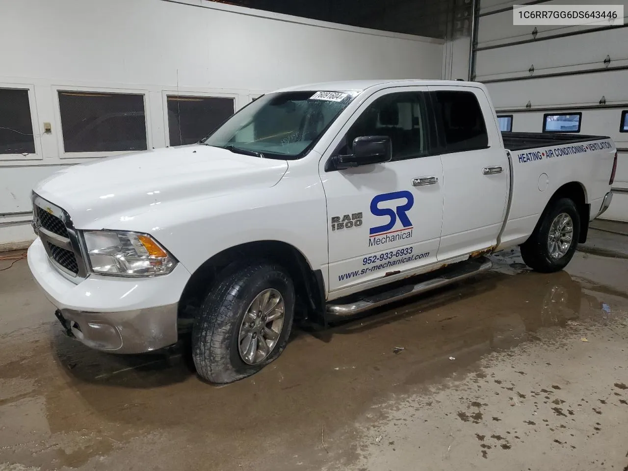 2013 Ram 1500 Slt VIN: 1C6RR7GG6DS643446 Lot: 76091604