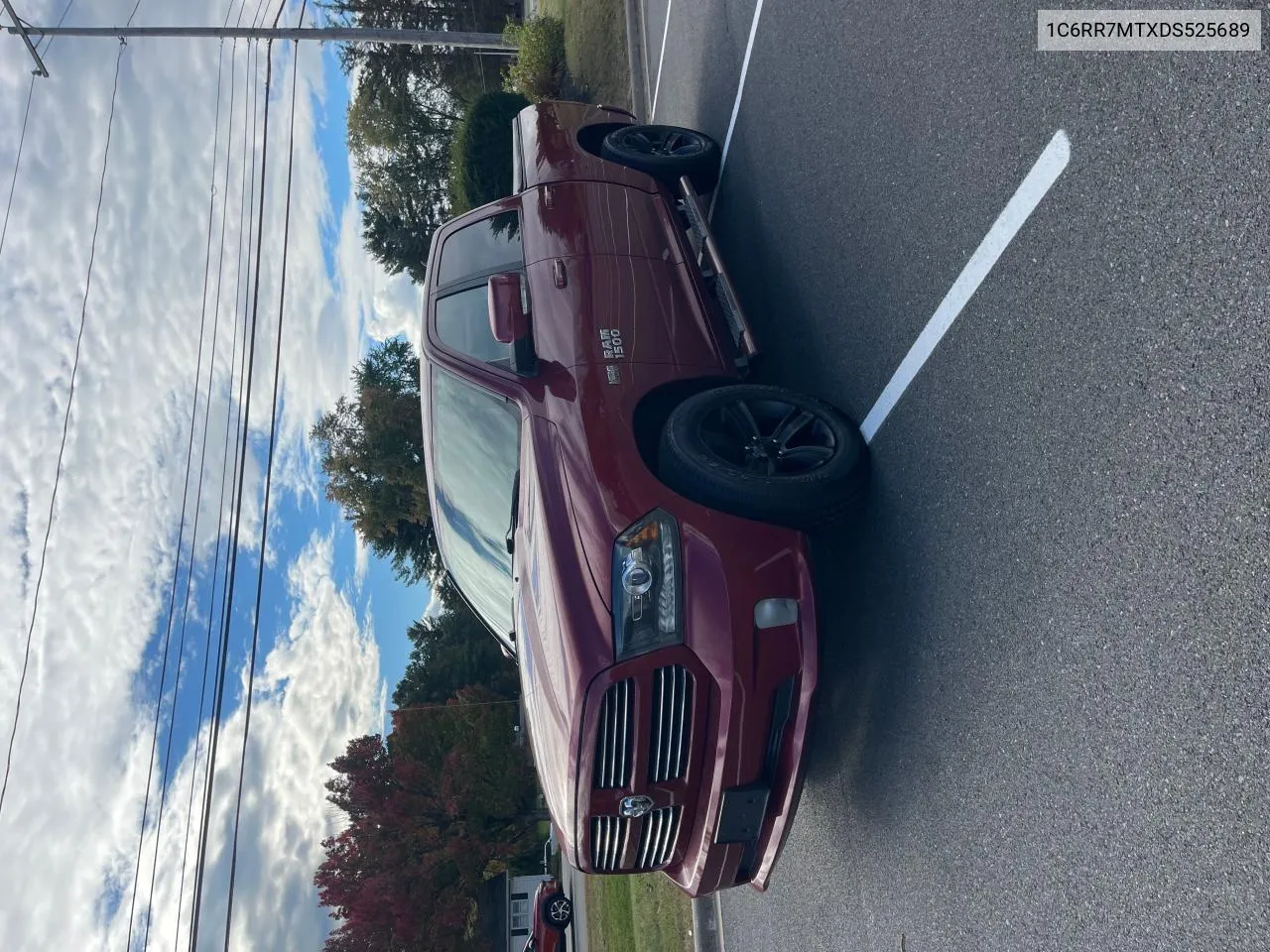 2013 Ram 1500 Sport VIN: 1C6RR7MTXDS525689 Lot: 76155674