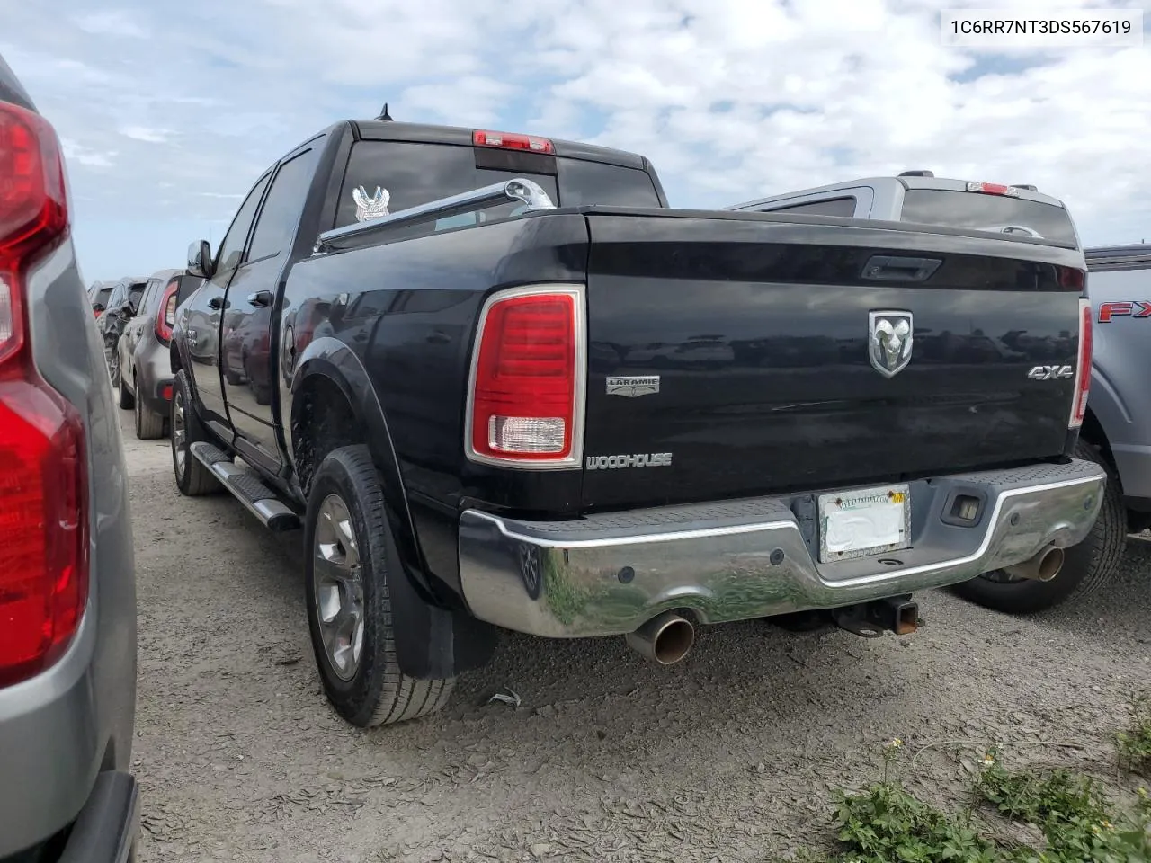 2013 Ram 1500 Laramie VIN: 1C6RR7NT3DS567619 Lot: 76177534