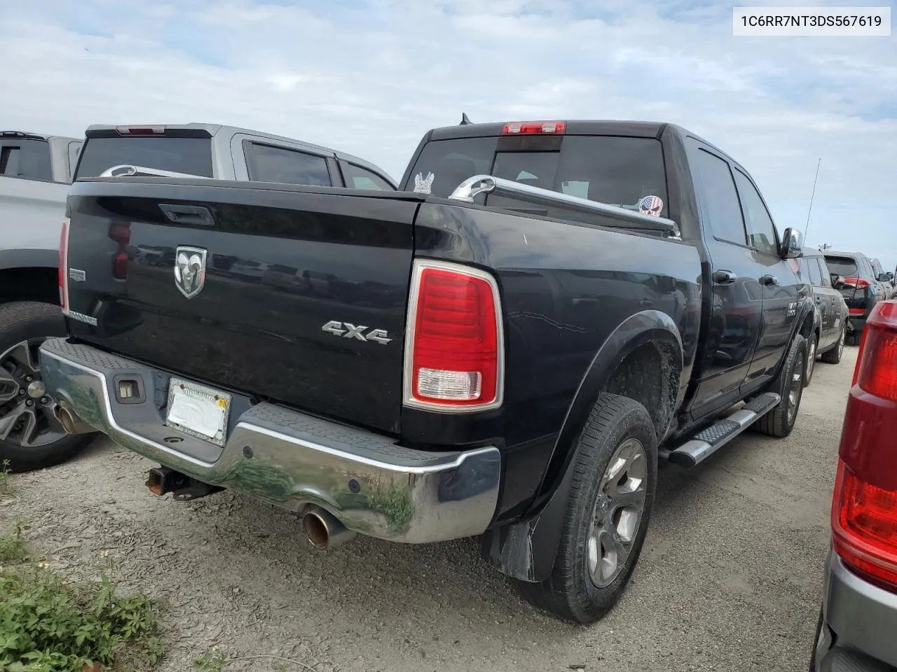 2013 Ram 1500 Laramie VIN: 1C6RR7NT3DS567619 Lot: 76177534