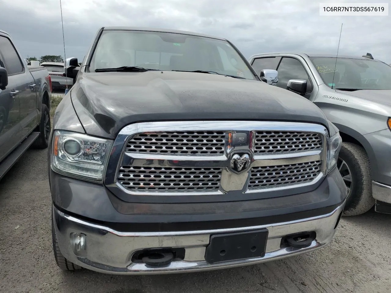 2013 Ram 1500 Laramie VIN: 1C6RR7NT3DS567619 Lot: 76177534