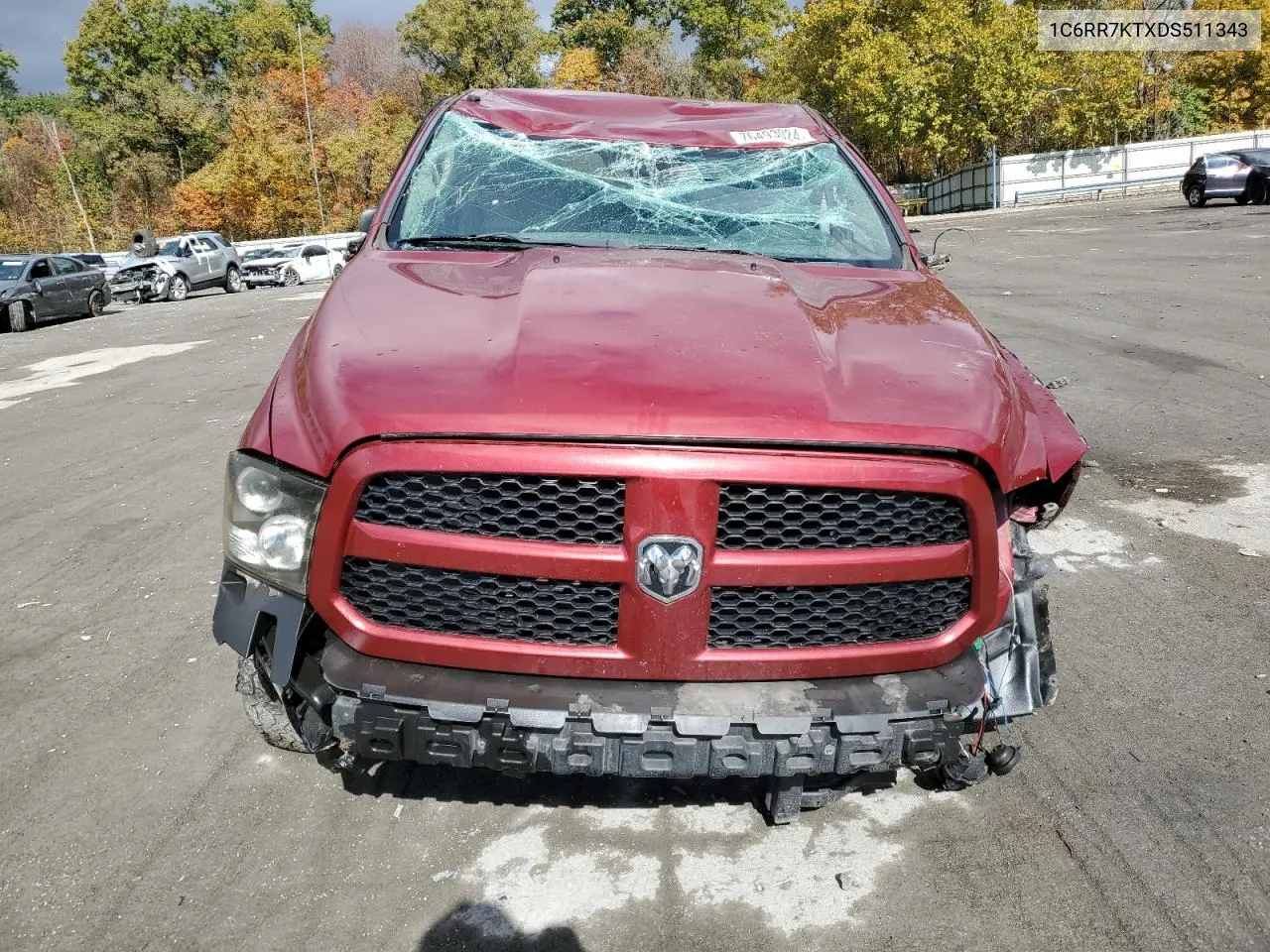 1C6RR7KTXDS511343 2013 Ram 1500 St