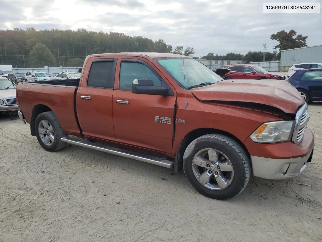 2013 Ram 1500 Slt VIN: 1C6RR7GT3DS643241 Lot: 76887774