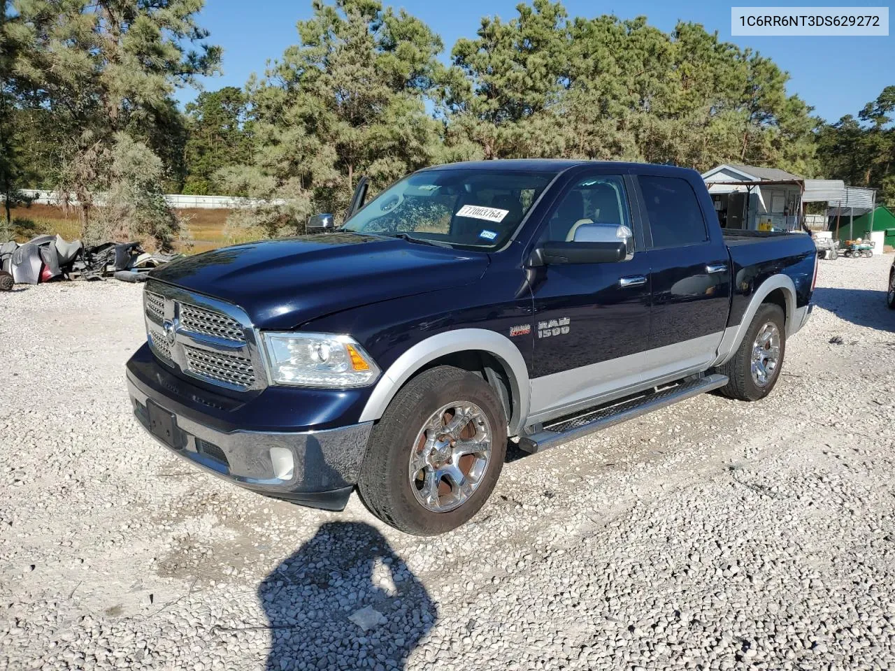 2013 Ram 1500 Laramie VIN: 1C6RR6NT3DS629272 Lot: 77003764