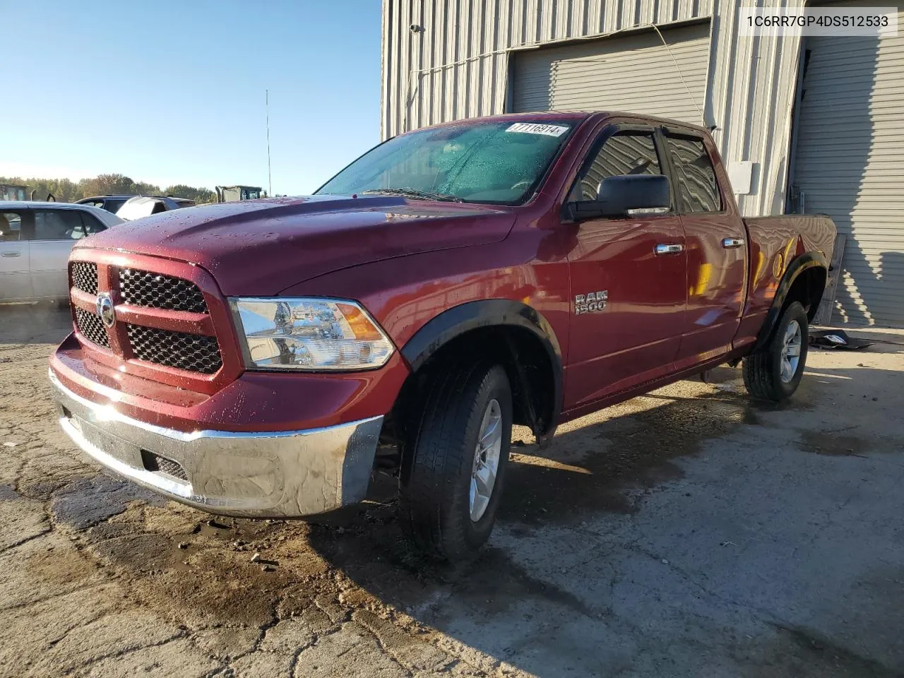 2013 Ram 1500 Slt VIN: 1C6RR7GP4DS512533 Lot: 77116914