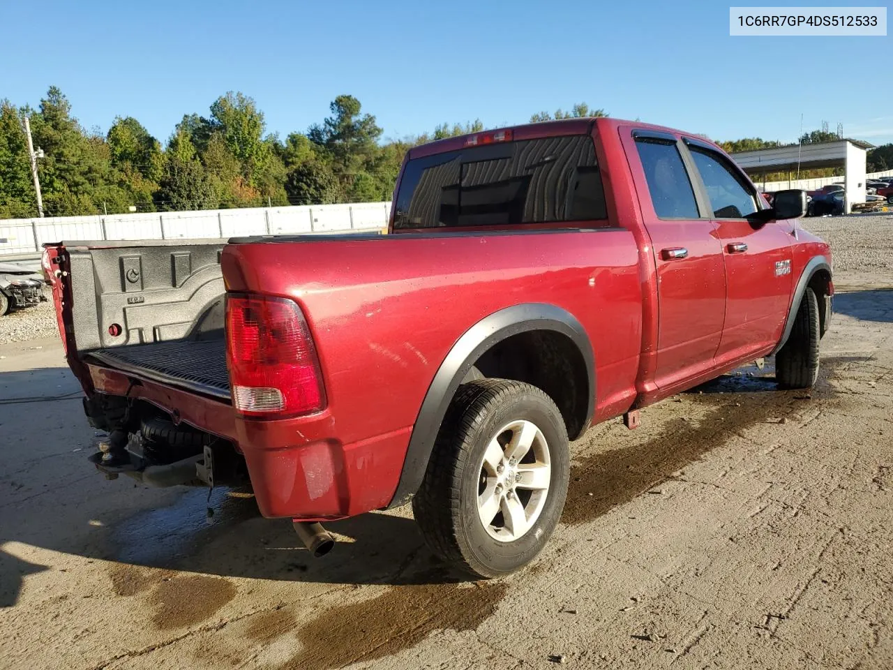 2013 Ram 1500 Slt VIN: 1C6RR7GP4DS512533 Lot: 77116914