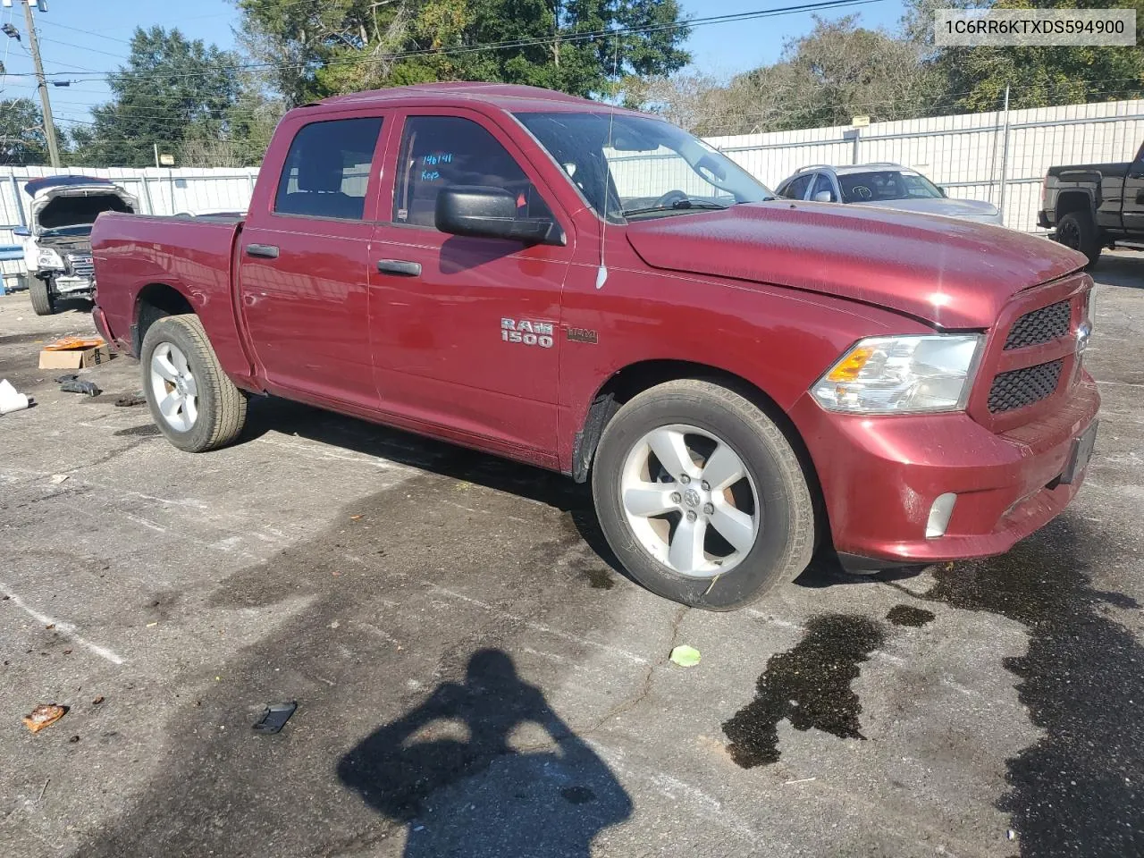 2013 Ram 1500 St VIN: 1C6RR6KTXDS594900 Lot: 77667244