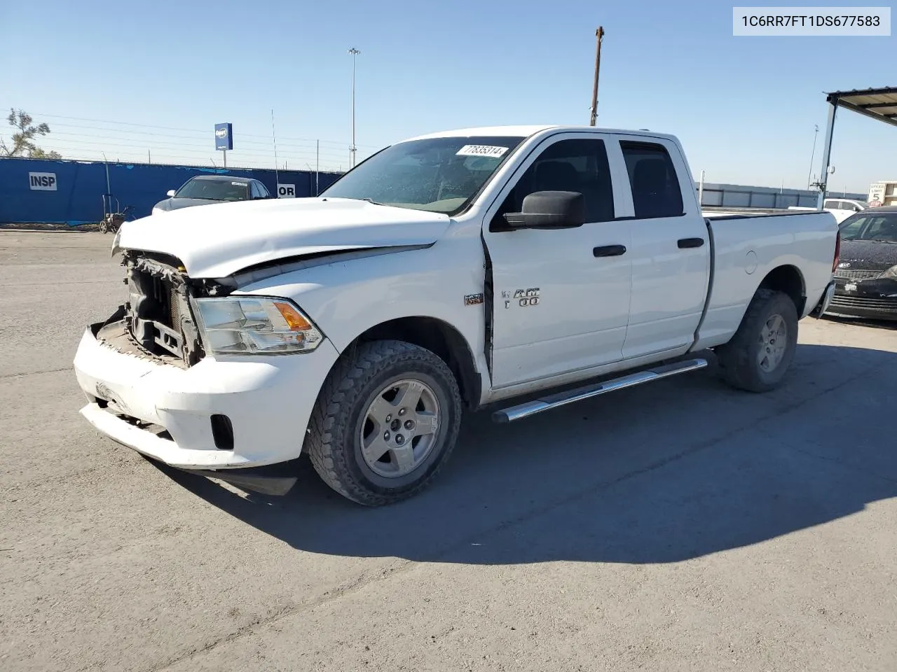 2013 Ram 1500 St VIN: 1C6RR7FT1DS677583 Lot: 77835314