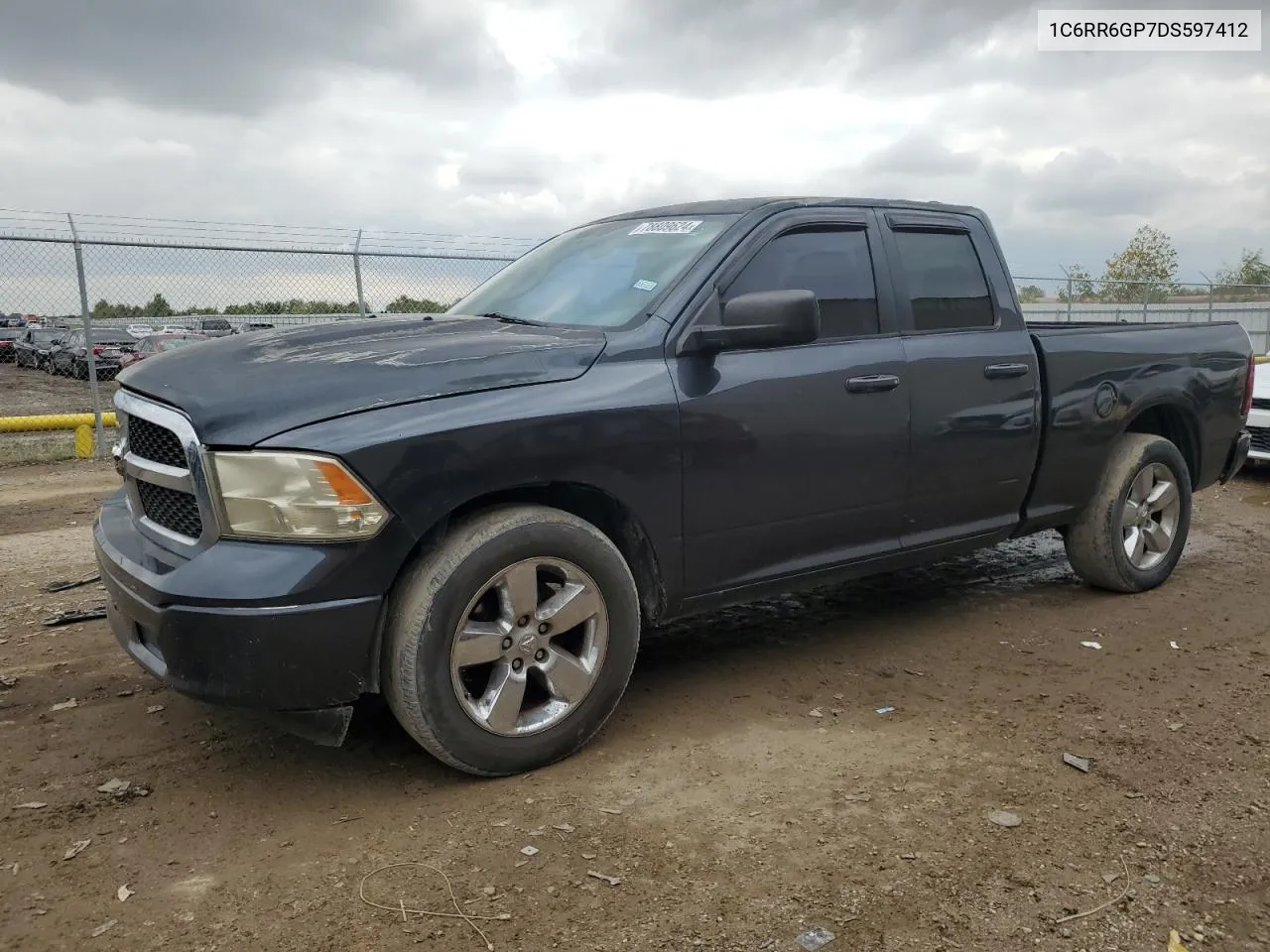 2013 Ram 1500 Slt VIN: 1C6RR6GP7DS597412 Lot: 78809624