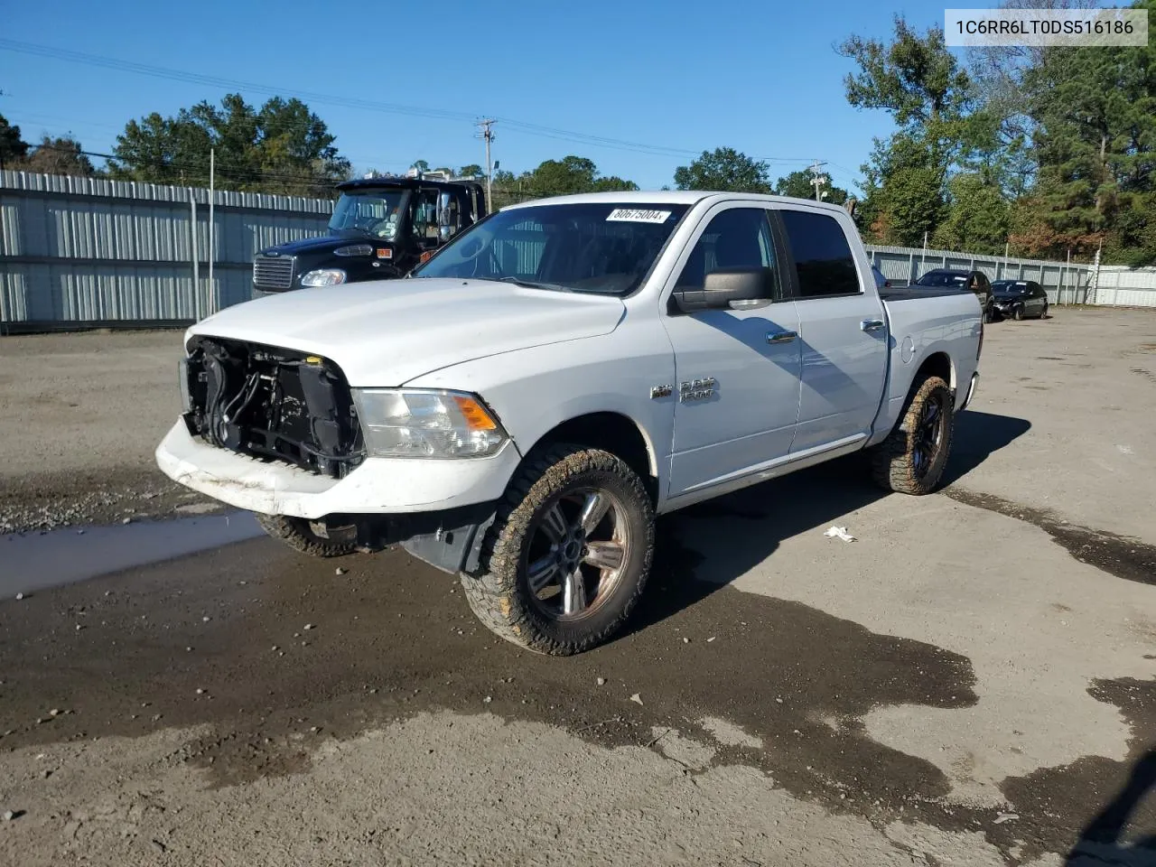 2013 Ram 1500 Slt VIN: 1C6RR6LT0DS516186 Lot: 80675004