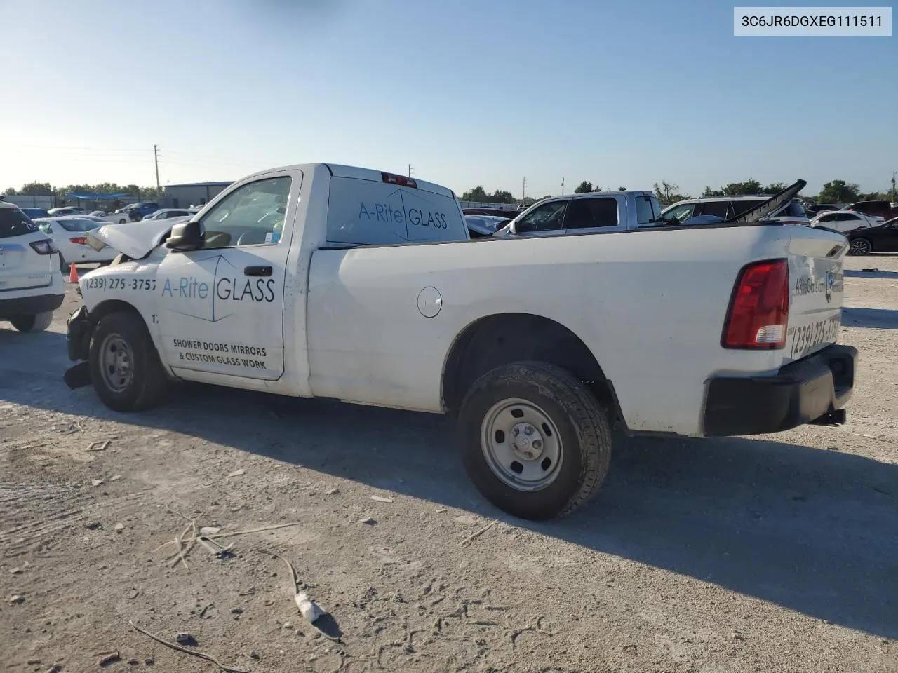 2014 Ram 1500 St VIN: 3C6JR6DGXEG111511 Lot: 46128604