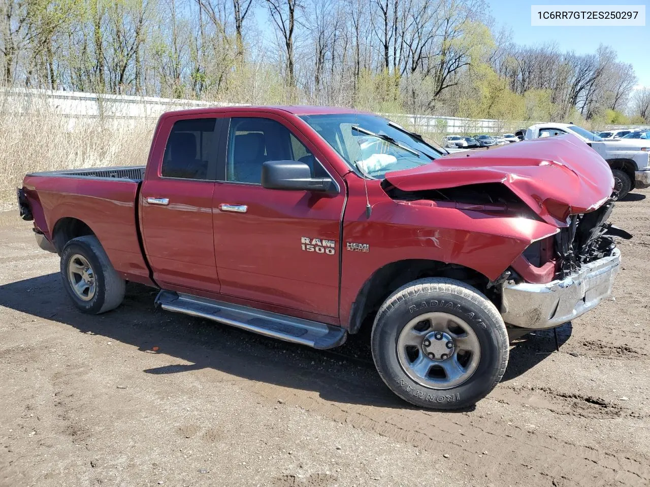 2014 Ram 1500 Slt VIN: 1C6RR7GT2ES250297 Lot: 51194234