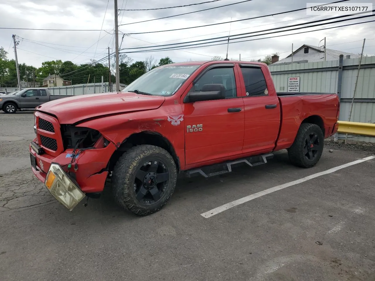 2014 Ram 1500 St VIN: 1C6RR7FTXES107177 Lot: 53120184