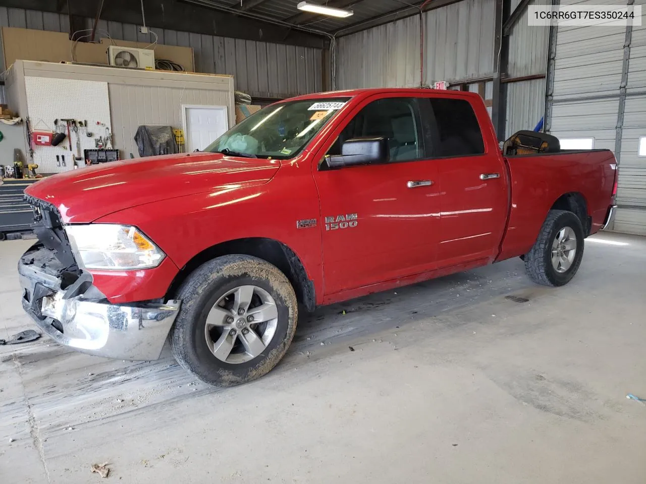 2014 Ram 1500 Slt VIN: 1C6RR6GT7ES350244 Lot: 56625744