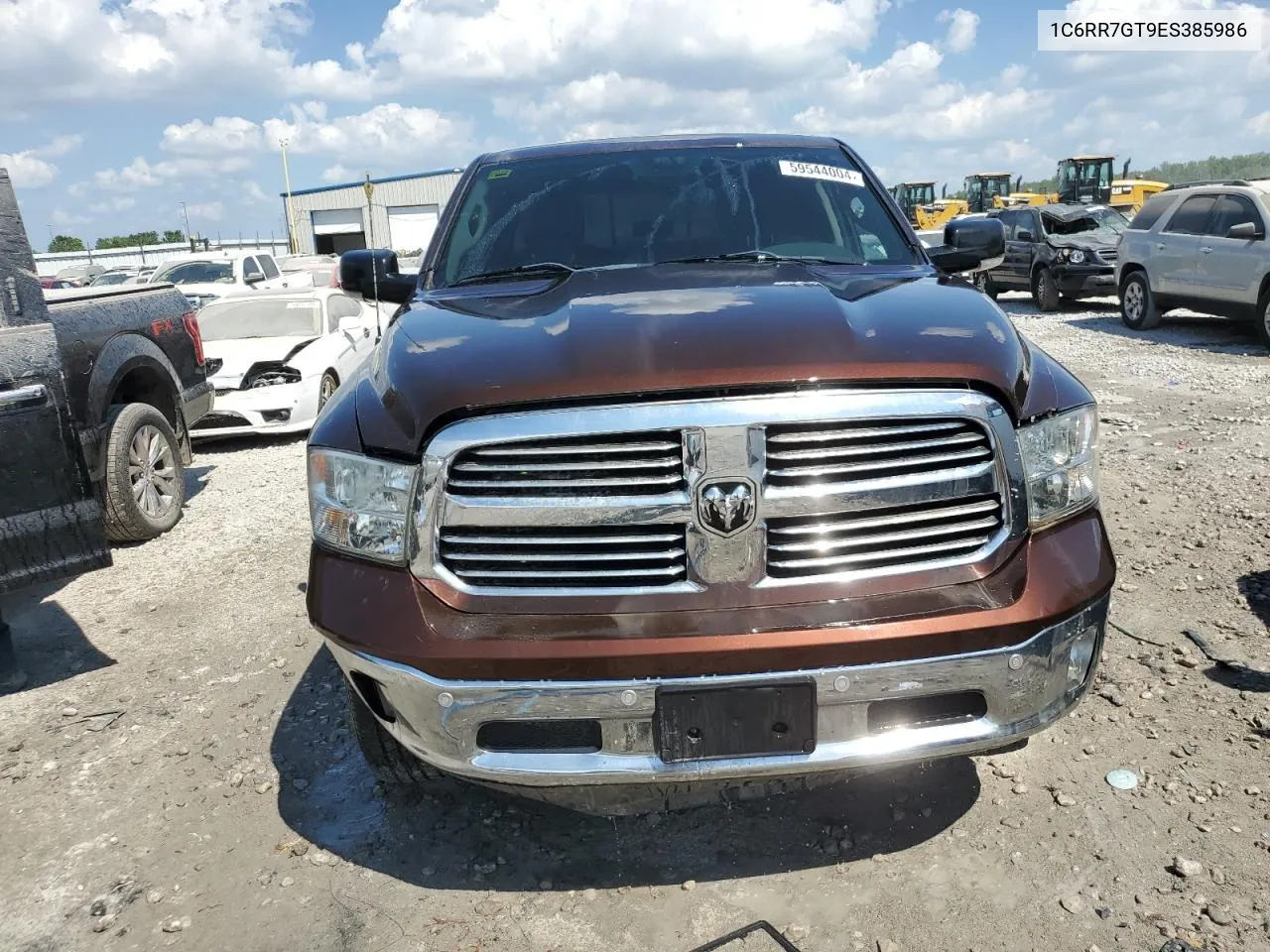 2014 Ram 1500 Slt VIN: 1C6RR7GT9ES385986 Lot: 59544004