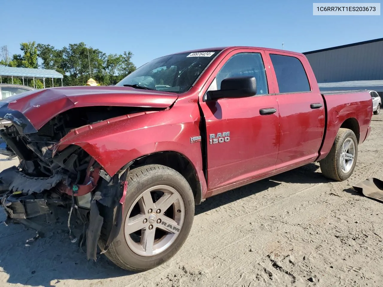 2014 Ram 1500 St VIN: 1C6RR7KT1ES203673 Lot: 59976424