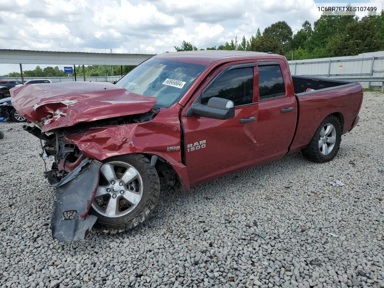 2014 Ram 1500 St VIN: 1C6RR7FTXES107499 Lot: 60669804