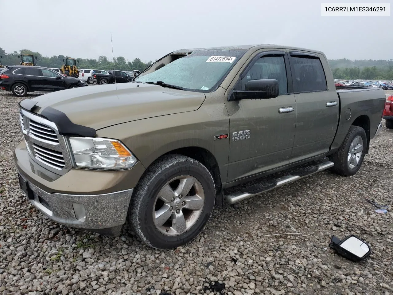 2014 Ram 1500 Slt VIN: 1C6RR7LM1ES346291 Lot: 61472694