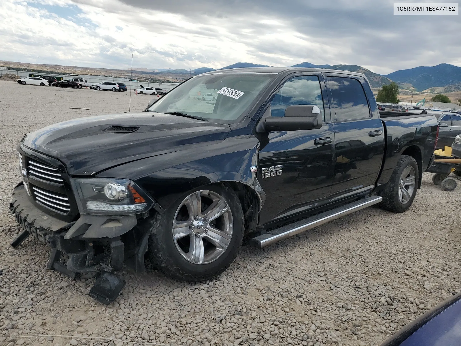 2014 Ram 1500 Sport VIN: 1C6RR7MT1ES477162 Lot: 61616354