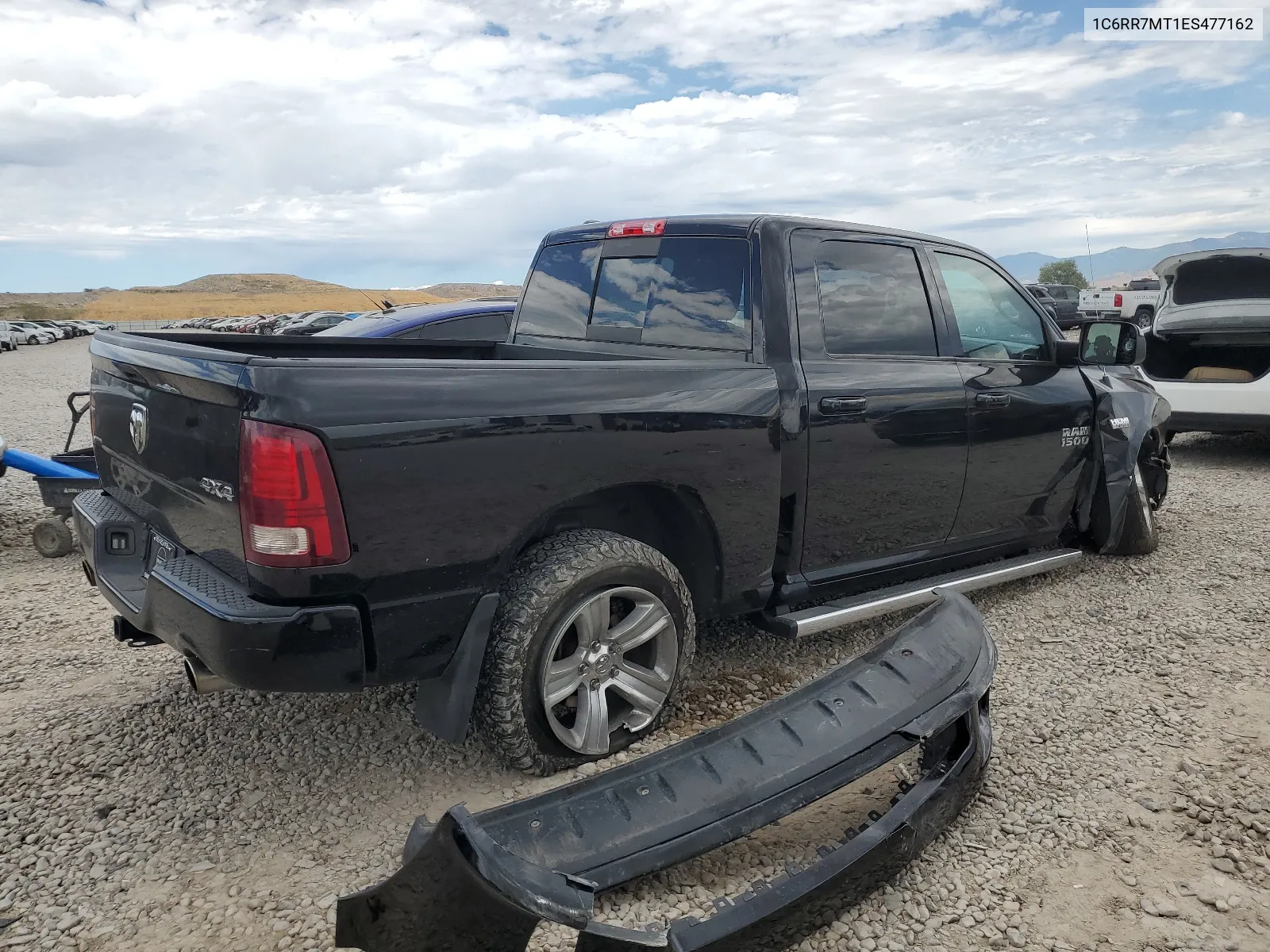 2014 Ram 1500 Sport VIN: 1C6RR7MT1ES477162 Lot: 61616354