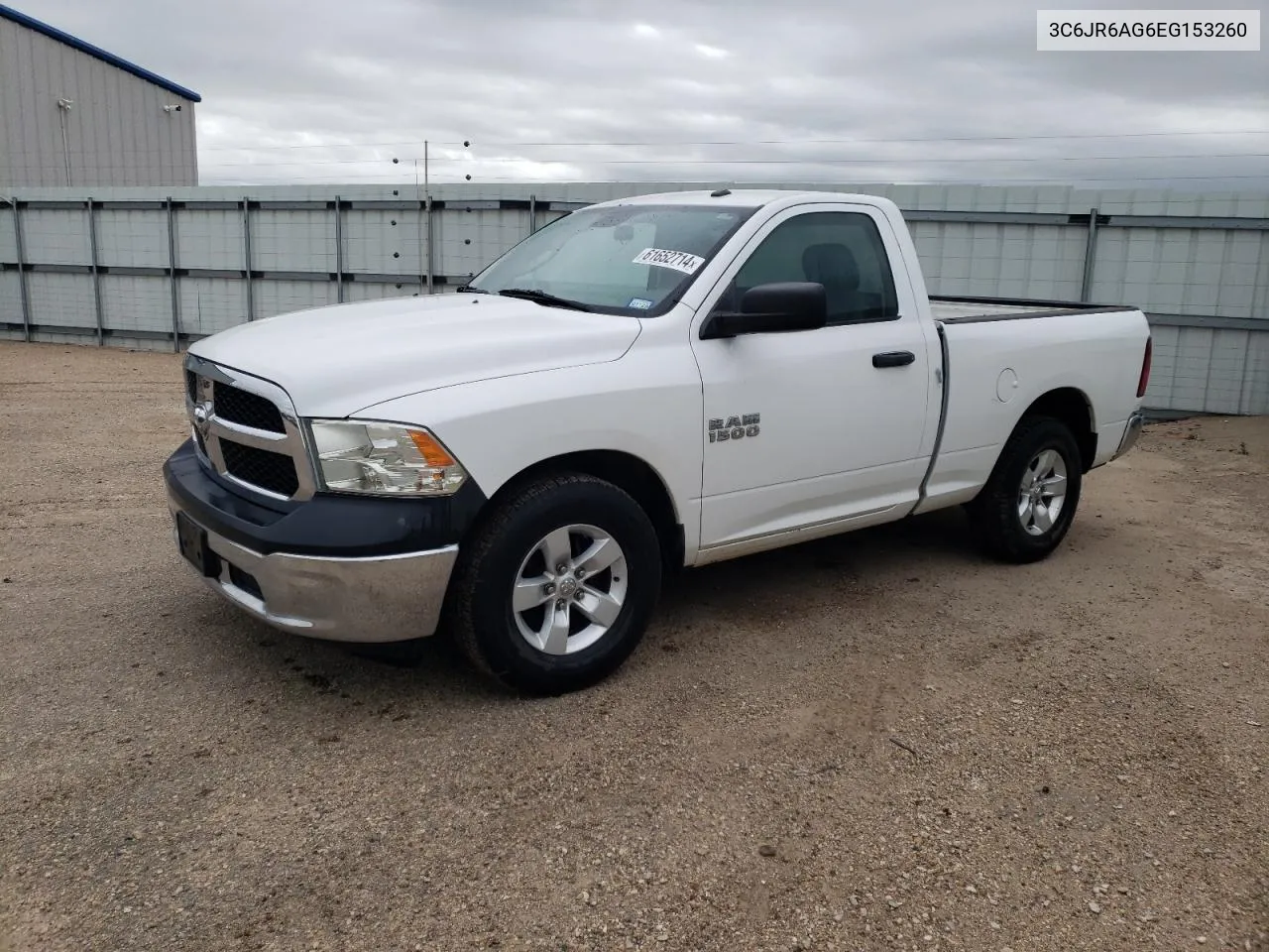 2014 Ram 1500 St VIN: 3C6JR6AG6EG153260 Lot: 61652714