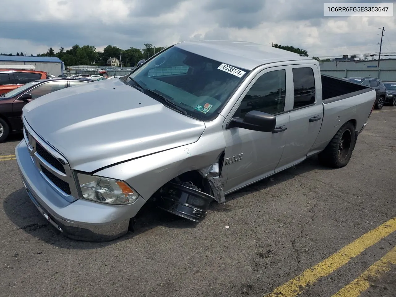 2014 Ram 1500 St VIN: 1C6RR6FG5ES353647 Lot: 62233174