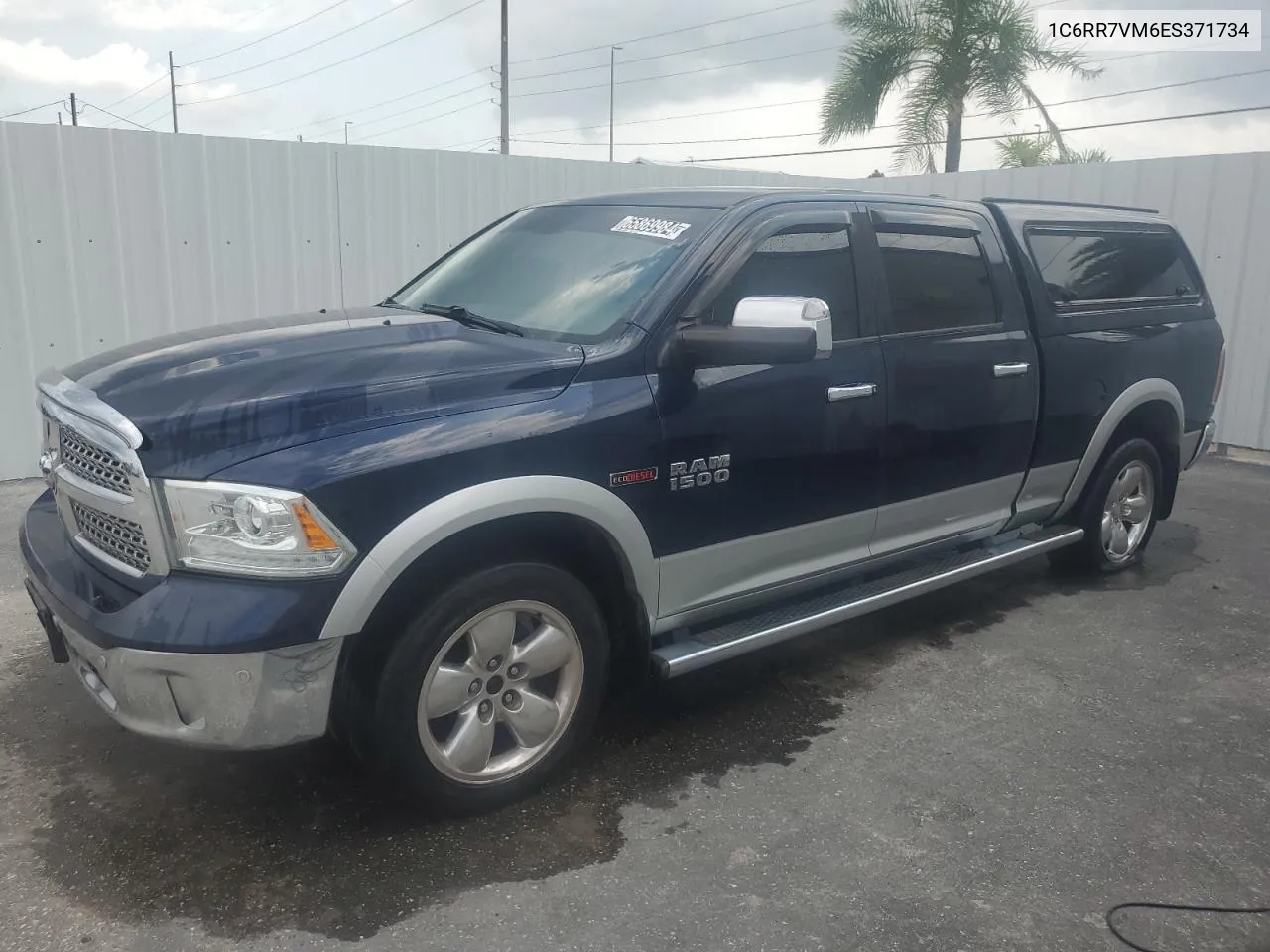 2014 Ram 1500 Laramie VIN: 1C6RR7VM6ES371734 Lot: 65869984