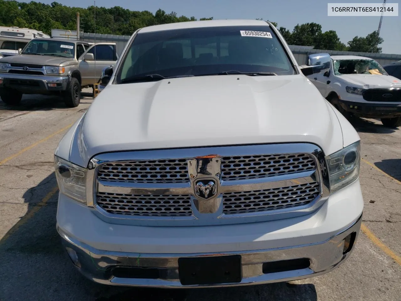 2014 Ram 1500 Laramie VIN: 1C6RR7NT6ES412144 Lot: 65930254