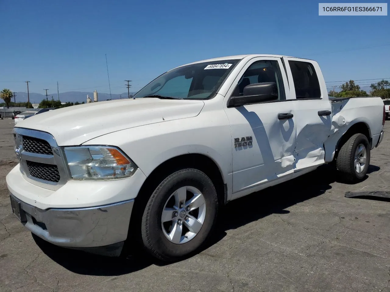 2014 Ram 1500 St VIN: 1C6RR6FG1ES366671 Lot: 66847854