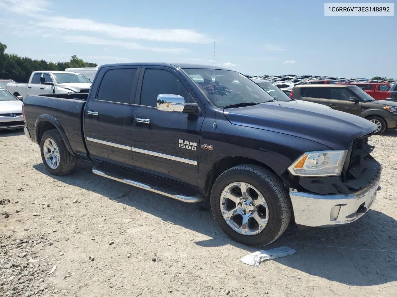 2014 Ram 1500 Laramie VIN: 1C6RR6VT3ES148892 Lot: 66898004