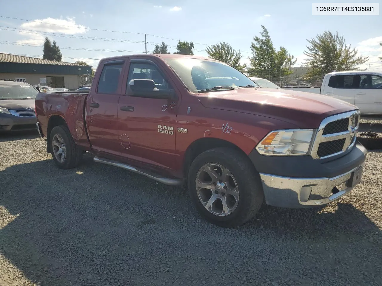 2014 Ram 1500 St VIN: 1C6RR7FT4ES135881 Lot: 67420314