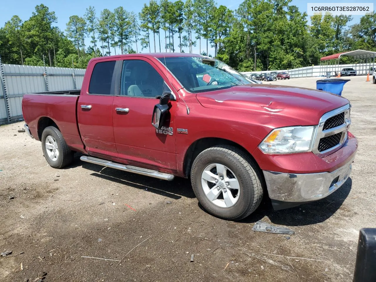 2014 Ram 1500 Slt VIN: 1C6RR6GT3ES287062 Lot: 67700634