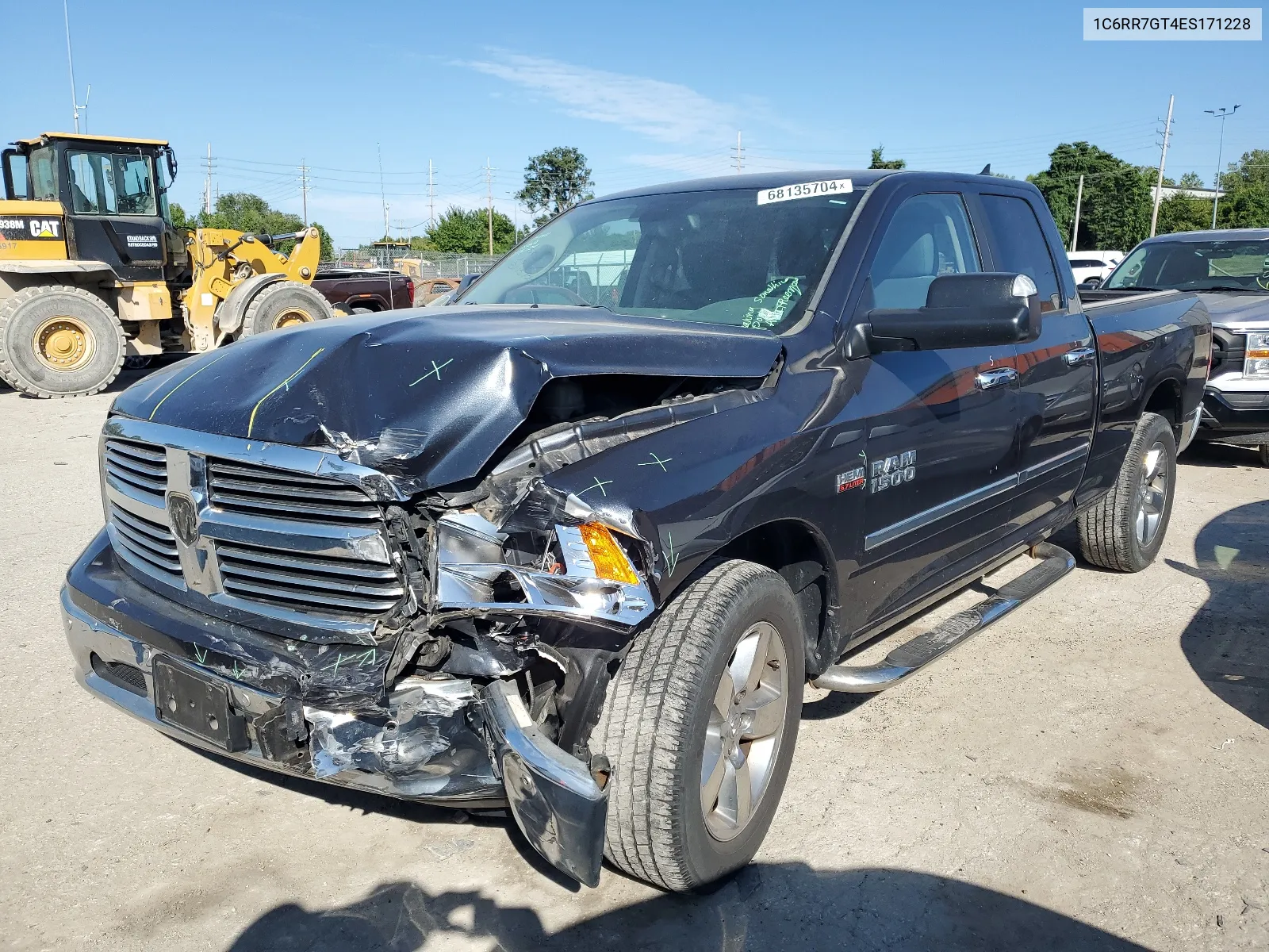 2014 Ram 1500 Slt VIN: 1C6RR7GT4ES171228 Lot: 68135704