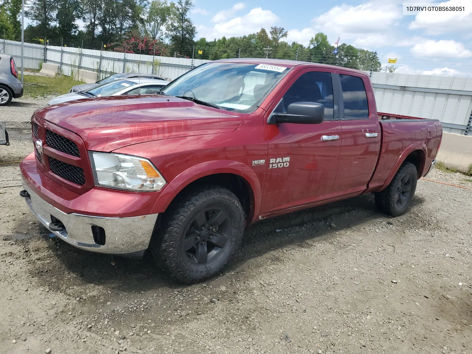 2014 Dodge Ram 1500 VIN: 1D7RV1GT0BS638051 Lot: 68325554