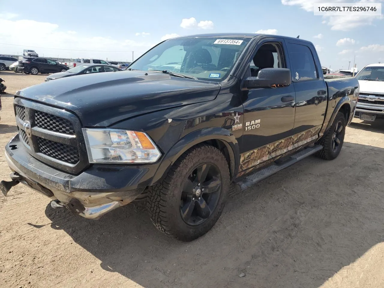 2014 Ram 1500 Slt VIN: 1C6RR7LT7ES296746 Lot: 69137354