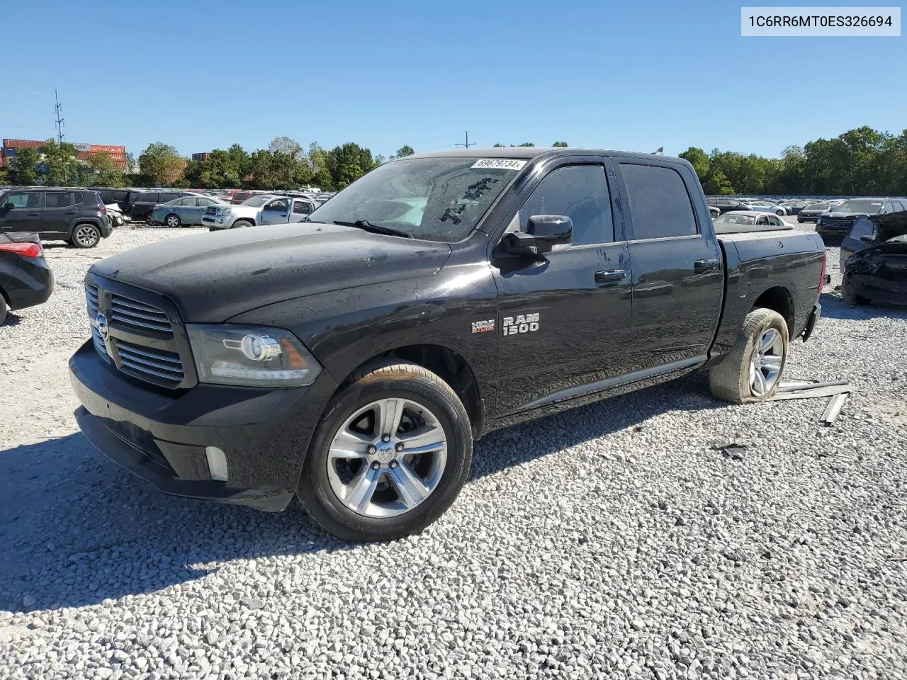 2014 Ram 1500 Sport VIN: 1C6RR6MT0ES326694 Lot: 69679734