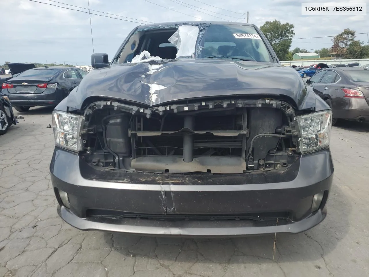 2014 Ram 1500 St VIN: 1C6RR6KT7ES356312 Lot: 69874174