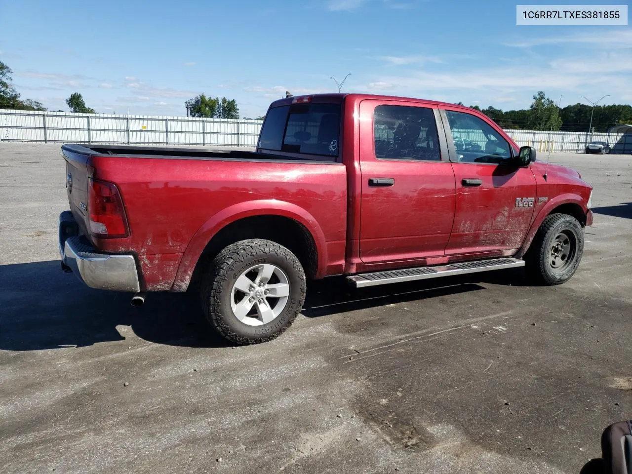 2014 Ram 1500 Slt VIN: 1C6RR7LTXES381855 Lot: 69968264