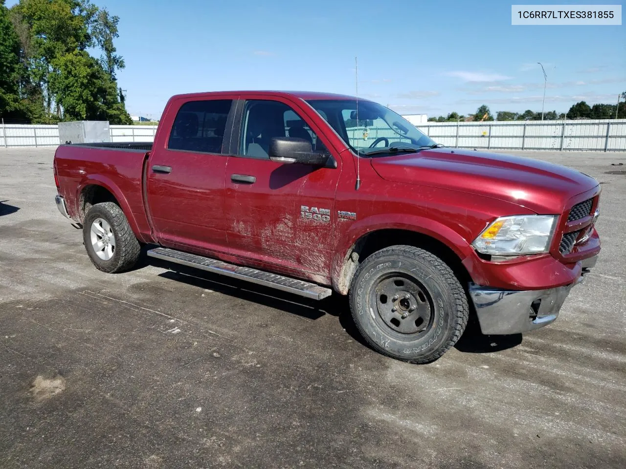 2014 Ram 1500 Slt VIN: 1C6RR7LTXES381855 Lot: 69968264