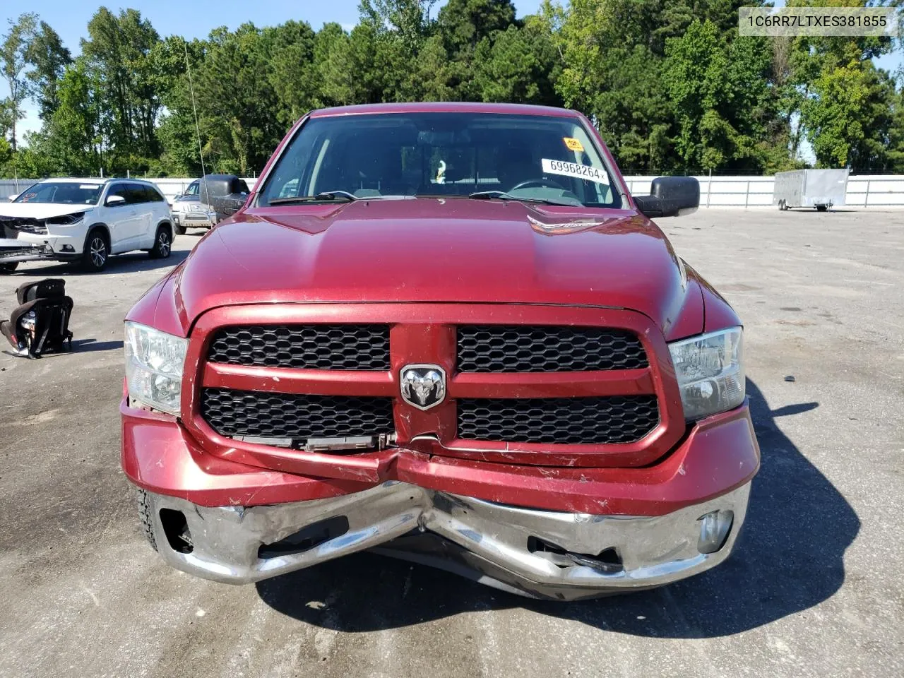 2014 Ram 1500 Slt VIN: 1C6RR7LTXES381855 Lot: 69968264