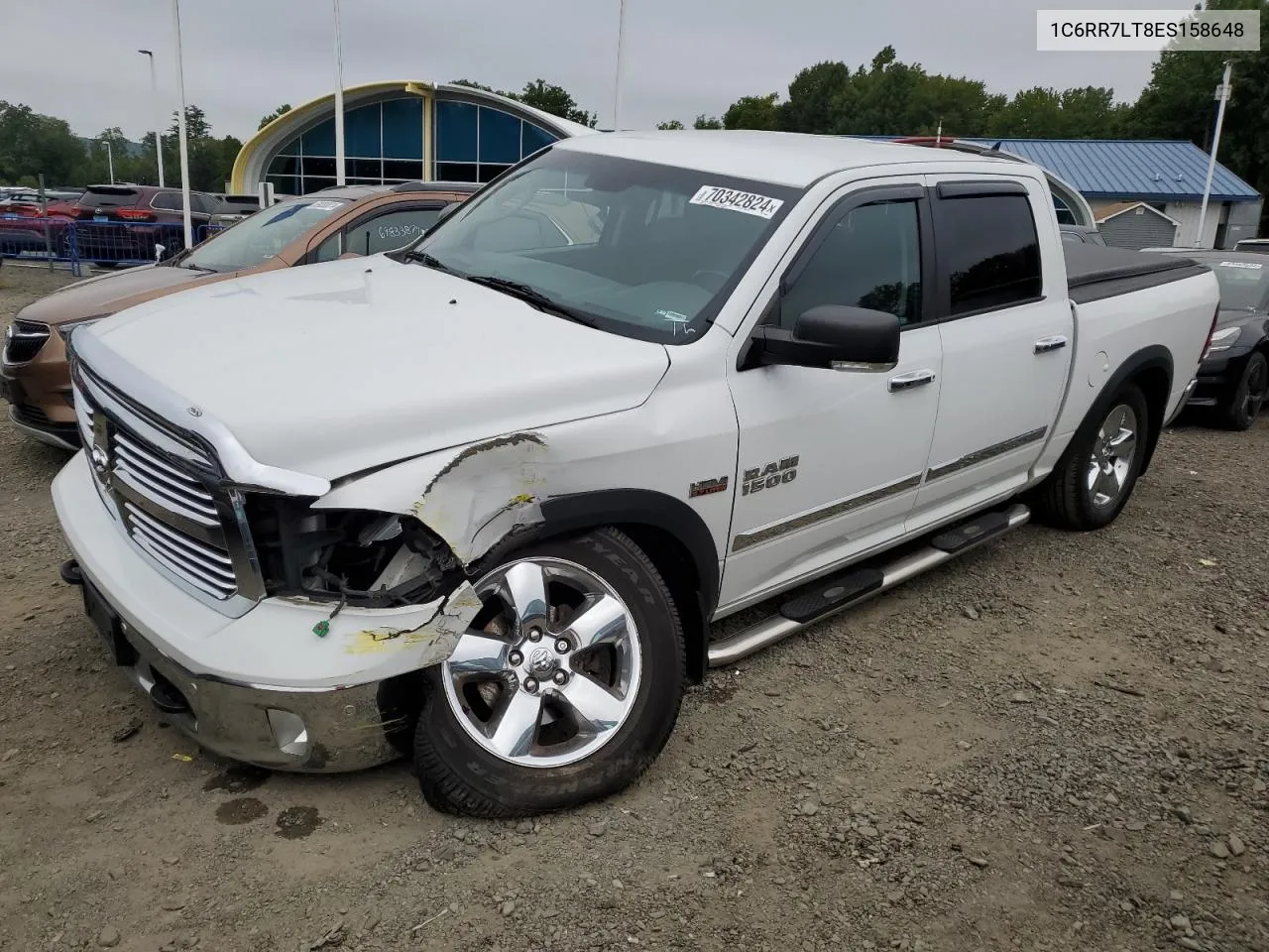 2014 Ram 1500 Slt VIN: 1C6RR7LT8ES158648 Lot: 70342824