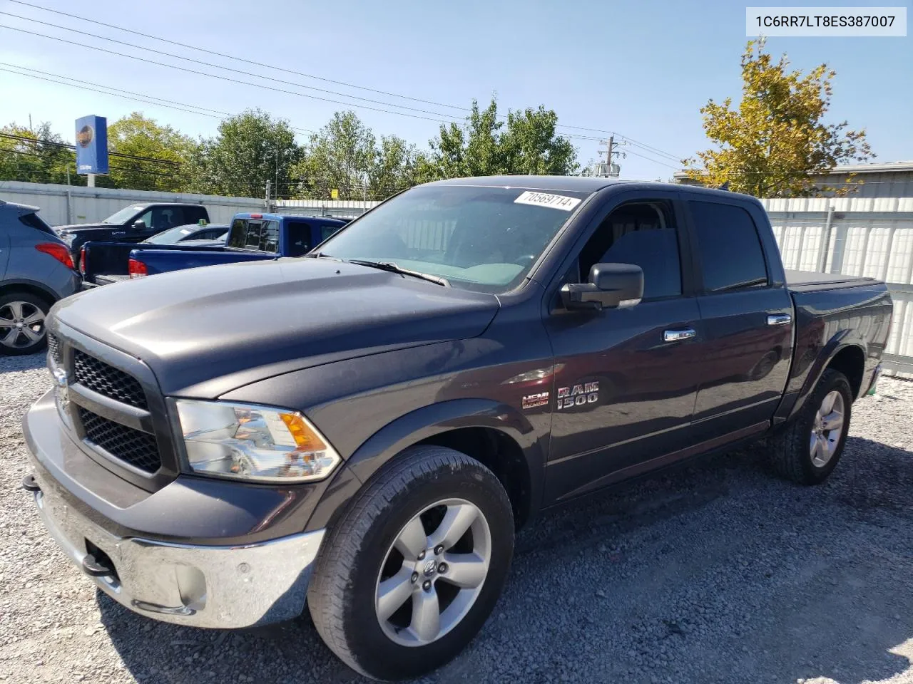 2014 Ram 1500 Slt VIN: 1C6RR7LT8ES387007 Lot: 70569714