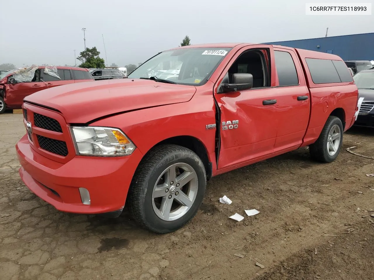 2014 Ram 1500 St VIN: 1C6RR7FT7ES118993 Lot: 70701124