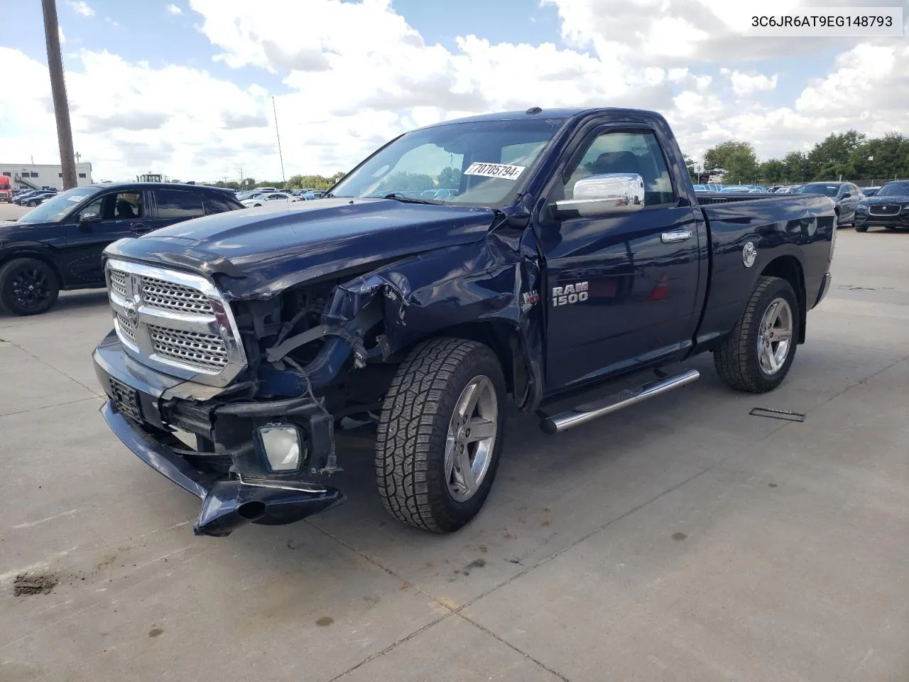 2014 Ram 1500 St VIN: 3C6JR6AT9EG148793 Lot: 70705794