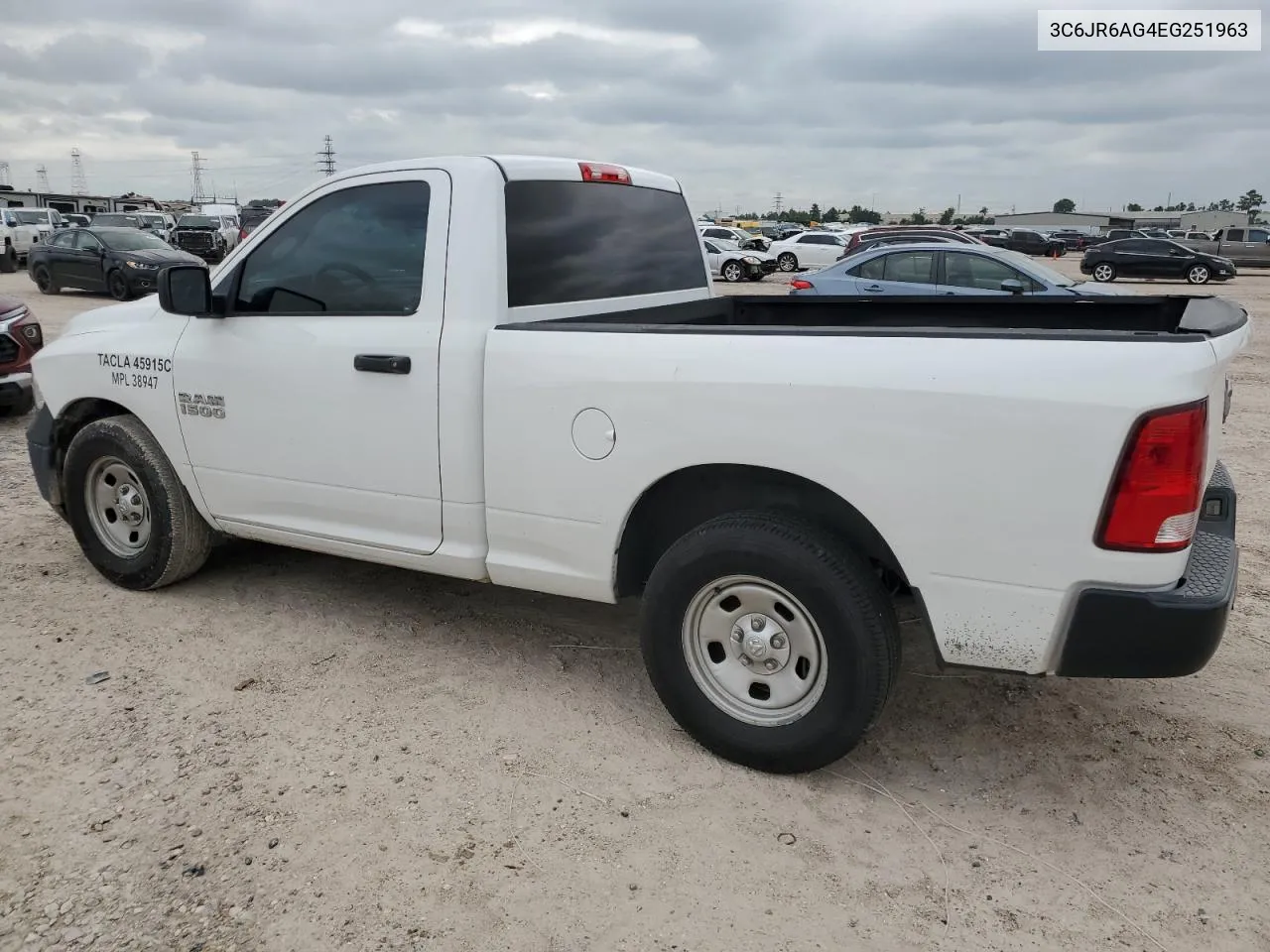 2014 Ram 1500 St VIN: 3C6JR6AG4EG251963 Lot: 71054194